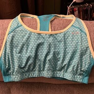 Teal sports bra